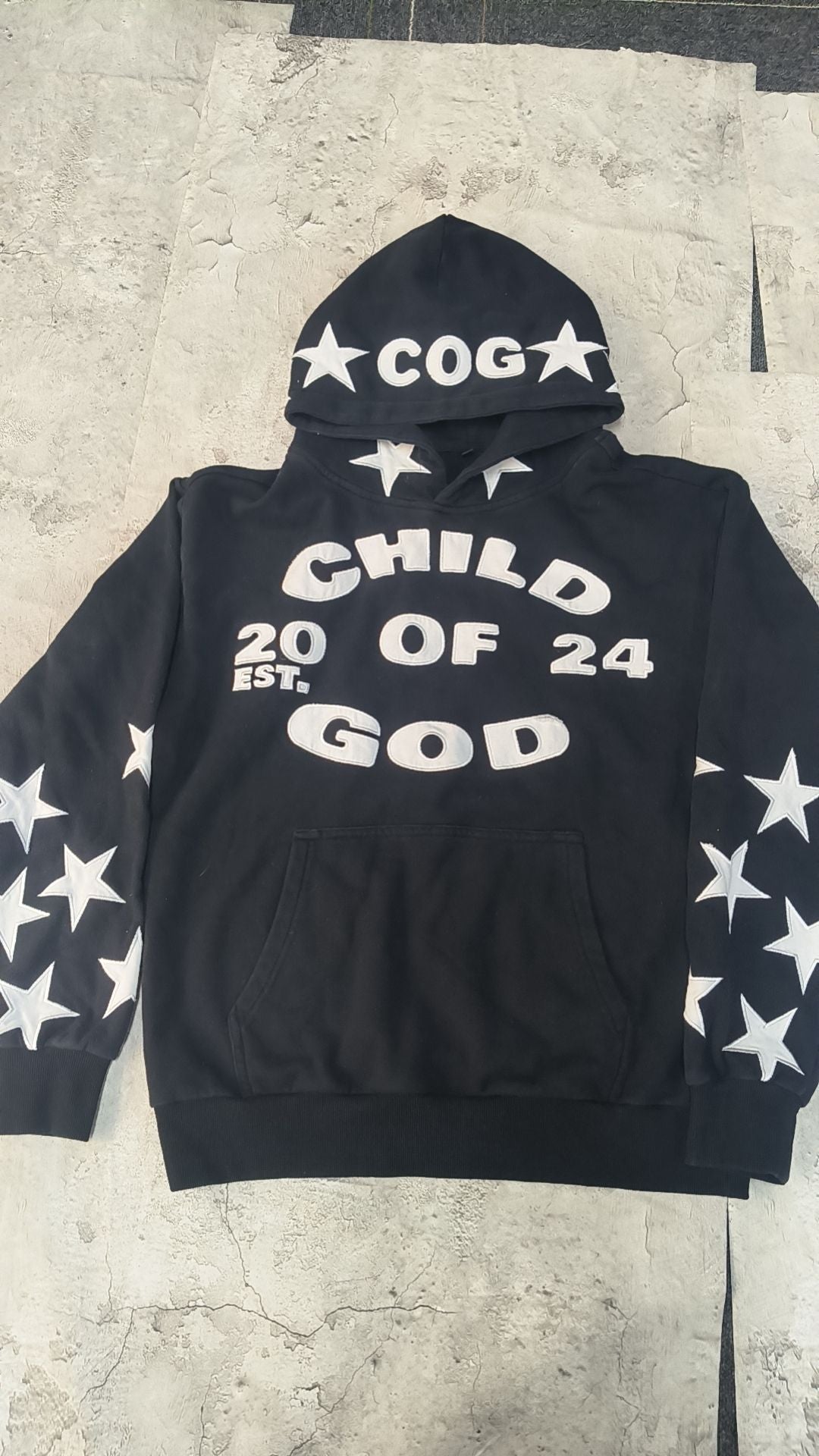 COG-Child Of God Oversized Hoodie (Black)